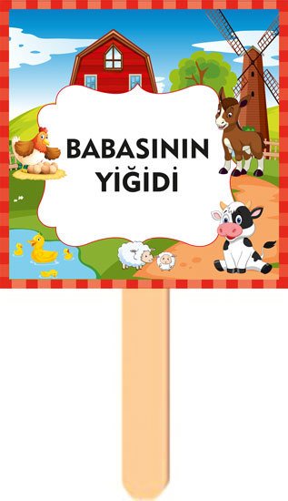 Çiftlik Temalı Konuşma Balonu 3