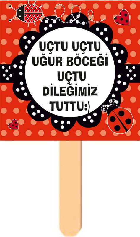 Uğur Böceği 2 Temalı Konuşma Balonu 14