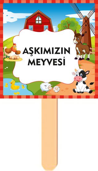 Çiftlik Temalı Konuşma Balonu 7