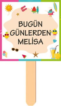 Yaz Temalı Konuşma Balonu 7