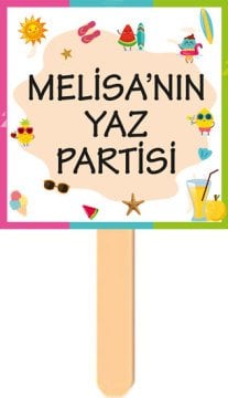 Yaz Temalı Konuşma Balonu 8