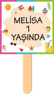 Yaz Temalı Konuşma Balonu 12