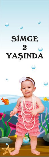 Okyanus Kişiye Özel Kitap Ayracı 6 Adet