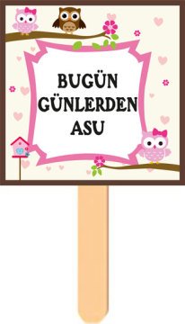 Baykuş Temalı Konuşma Balonu 9