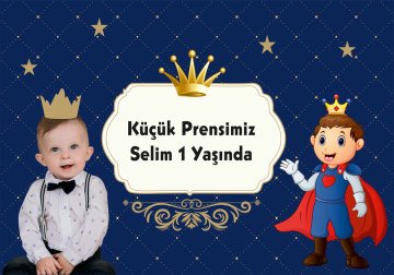 Prens 2 Temalı Kişiye Özel Afiş