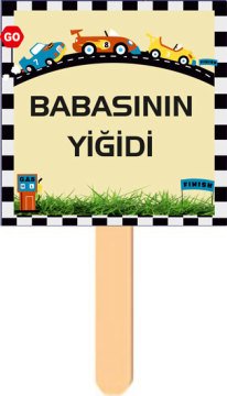 Ralli Yarışı Temalı Konuşma Balonu 3