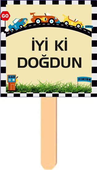 Ralli Yarışı Temalı Konuşma Balonu 11