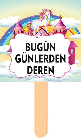 Unicorn Temalı Konuşma Balonu 4