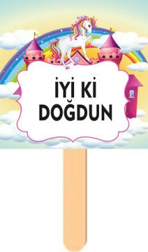 Unicorn Temalı Konuşma Balonu 7