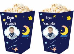 Aydede 2 Temalı Kişiye Özel Popcorn Kutusu 6 Adet