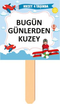 Pilot Temalı Kişiye Özel Konuşma Balonu 1