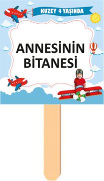 Pilot Temalı Kişiye Özel Konuşma Balonu 6