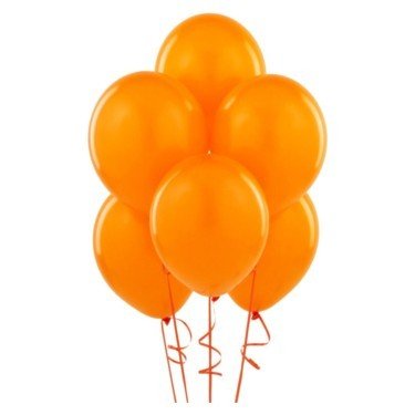 Turuncu Balon 10 Adet