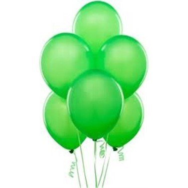 Açık Yeşil Balon 10 Adet