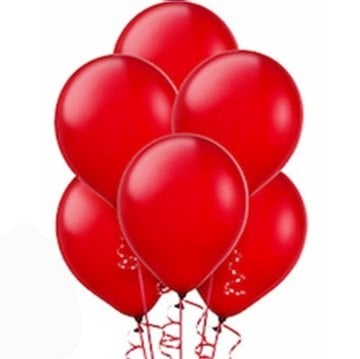 Kırmızı Balon 10 Adet