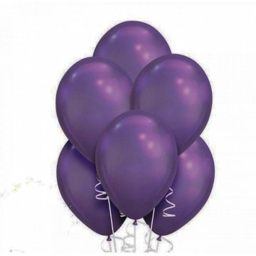 Mor Balon 10 Adet