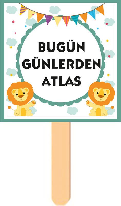 Aslan Temalı Konuşma Balonu 1