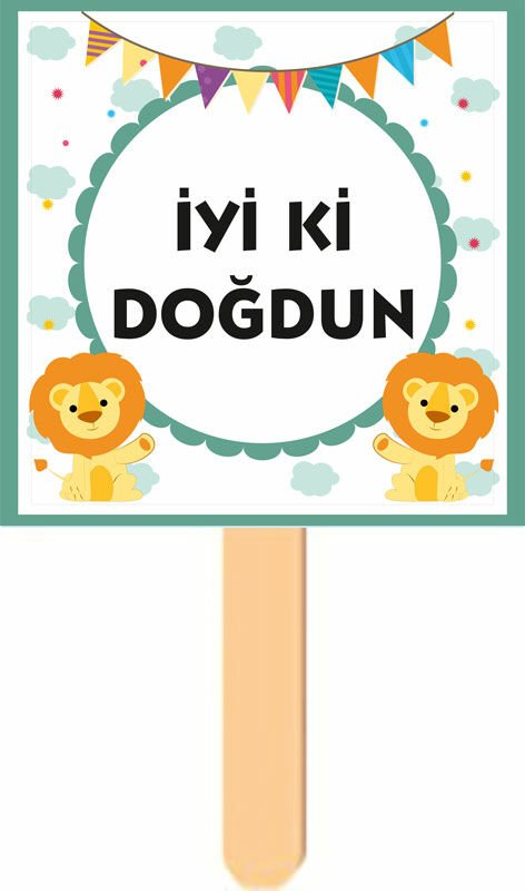 Aslan Temalı Konuşma Balonu 8