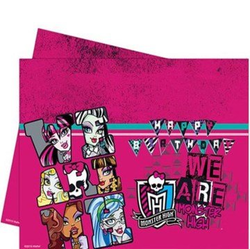 Monster High Temalı Masa Örtüsü