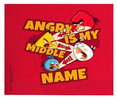 Angry Birds Temalı Peçete 16 Adet