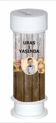Ayıcık 2 Temalı Kişiye Özel Köpük 6 Adet