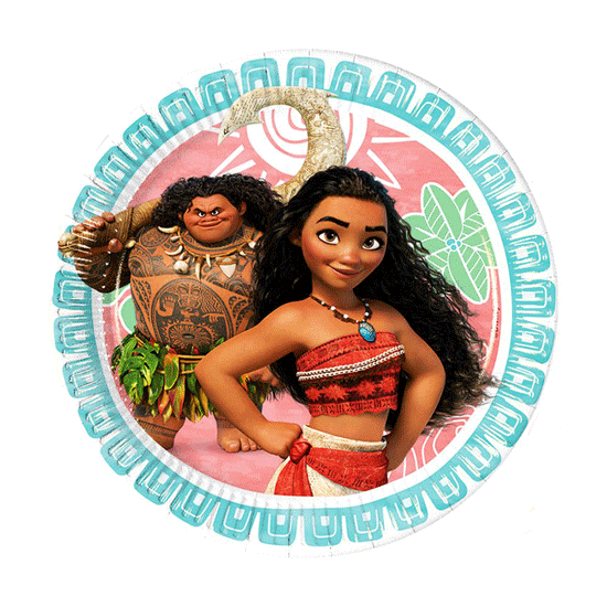 Moana Temalı Tabak 8 Adet