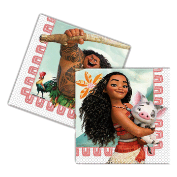 Moana Temalı Peçete 16 Adet