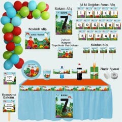 Dinazor Temalı Doğum Günü Seti 10 Kişilik