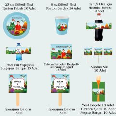 Dinazor Temalı Doğum Günü Seti 10 Kişilik