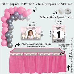 Kuzu Temalı Doğum Günü Seti 10 Kişilik