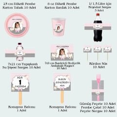 Kuzu Temalı Doğum Günü Seti 10 Kişilik