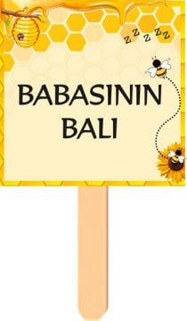 Arı Temalı Konuşma Balonu 6