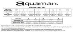 AQUAMAN Elbise BIONIC Kolsuz Wetsuit