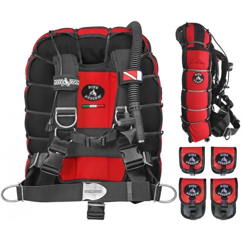 DIVE SYSTEM BC FLYTECH Teknik Denge Yeleği Kırmızı