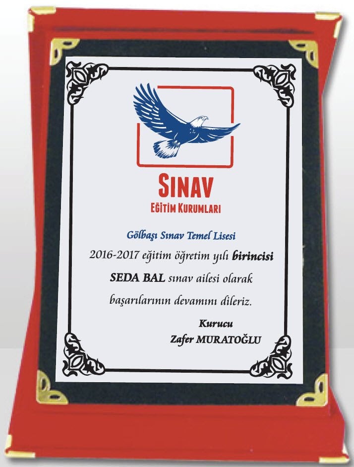 KUTULU PLAKET