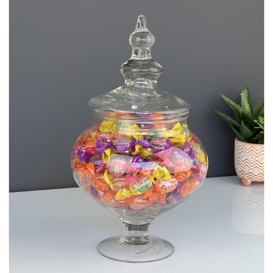 Luxury Glass Dragee Jar