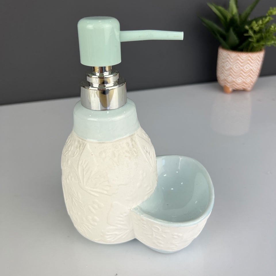 End of Series 299 Lux Ceramic Sponge Liquid Soap Dispenser