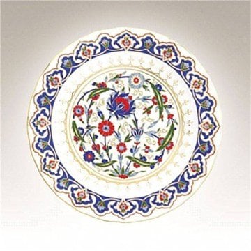 Kütahya Porselen El Yapımı 28 cm Tabak No 40