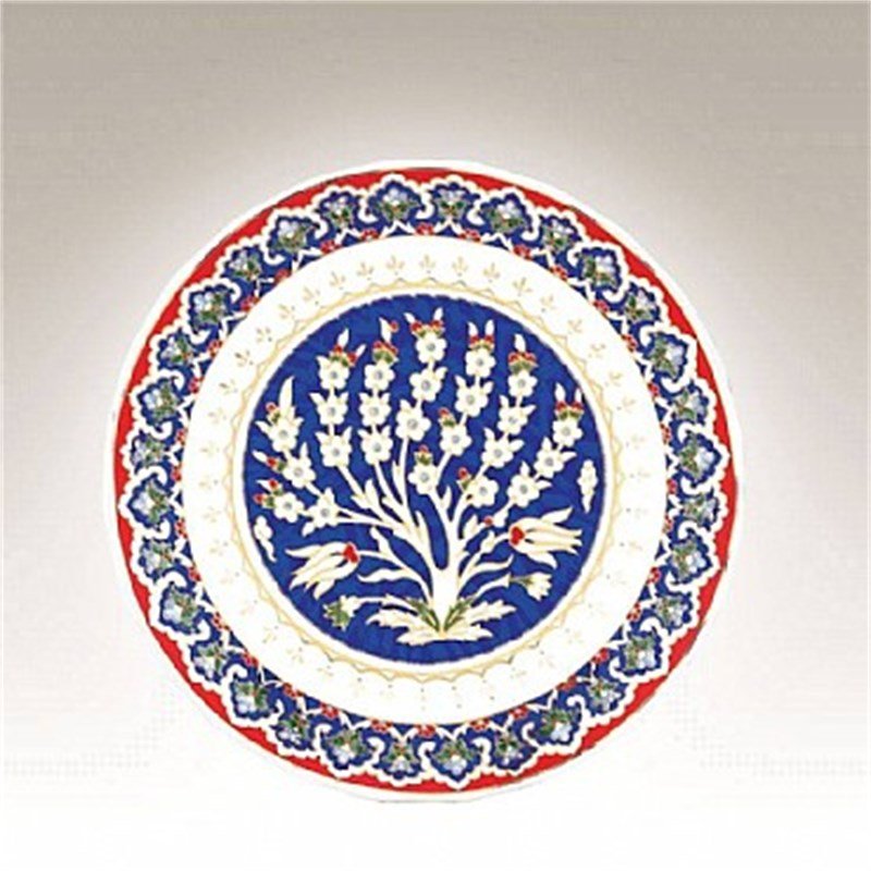 Kütahya Porselen El Yapımı 28 cm Tabak No 1