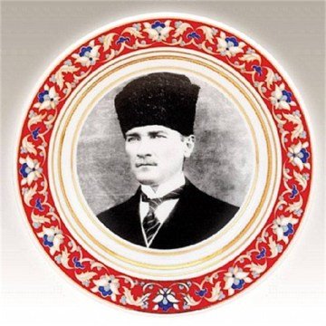 Kütahya Porselen El Yapımı 25cm Tabak No 36