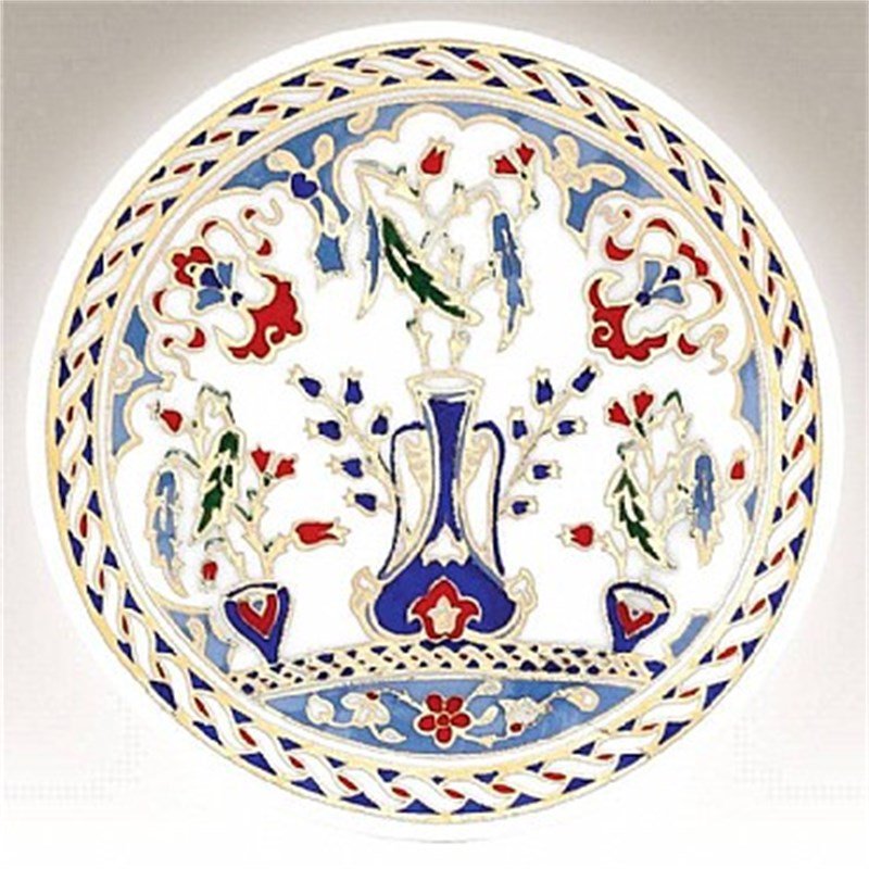 Kütahya Porselen El Yapımı 10 cm Tabak No 3