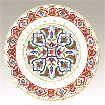 Kütahya Porselen El Yapımı 28cm Tabak No 44