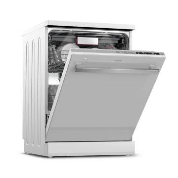 Arçelik 6586 Bc Beyaz Cam Kapaklı Bulaşık Makinesi
