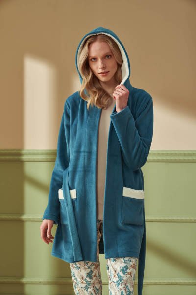 Kadın Desenli 3'lü Pijama Takımı