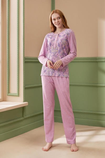 Kadın Desenli Pijama Takımı