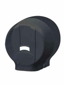 Plastik Tuvalet Kağıt Dispenseri Jumbo Mini Siyah Q20 cm