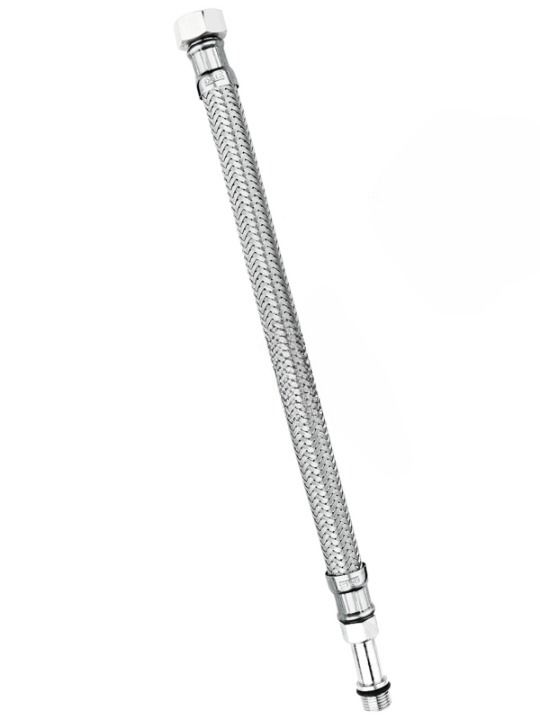 Çelik Fleks Batarya Altı Bağlantı Hortumu M12 Kalın-3/8 90 cm