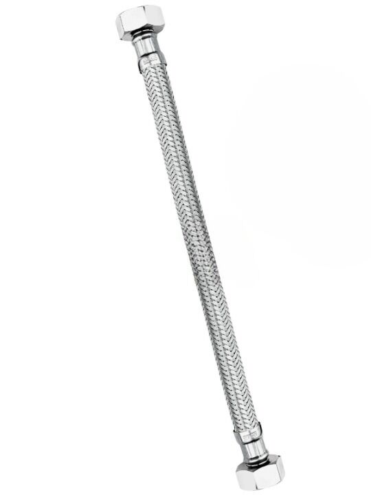 Çelik Fleks Bağlantı Hortumu Ekstra 1/2-1/2 80 cm