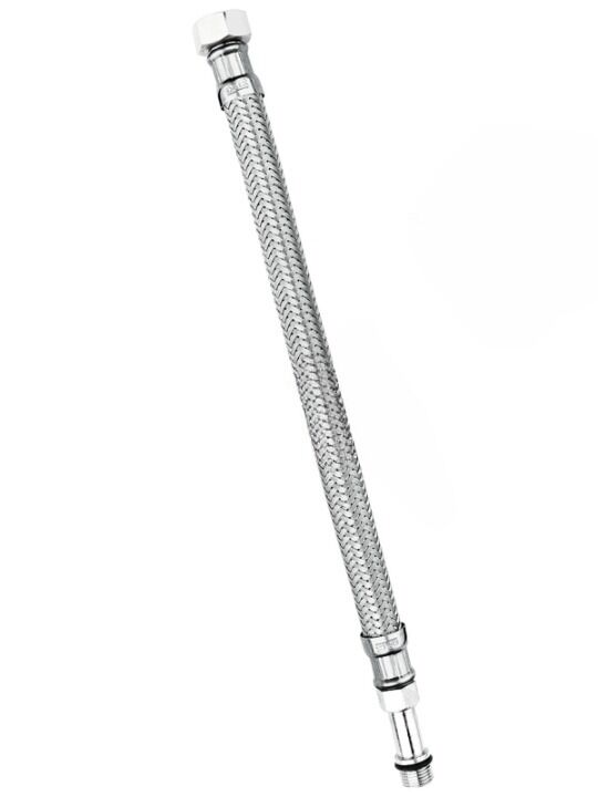Çelik Fleks Batarya Altı Bağlantı Hortumu M10-3/8 40 cm