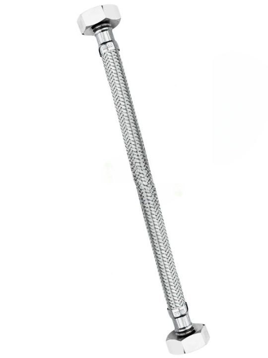 Çelik Fleks Bağlantı Hortumu Ekstra 3/4-3/4 30 cm
